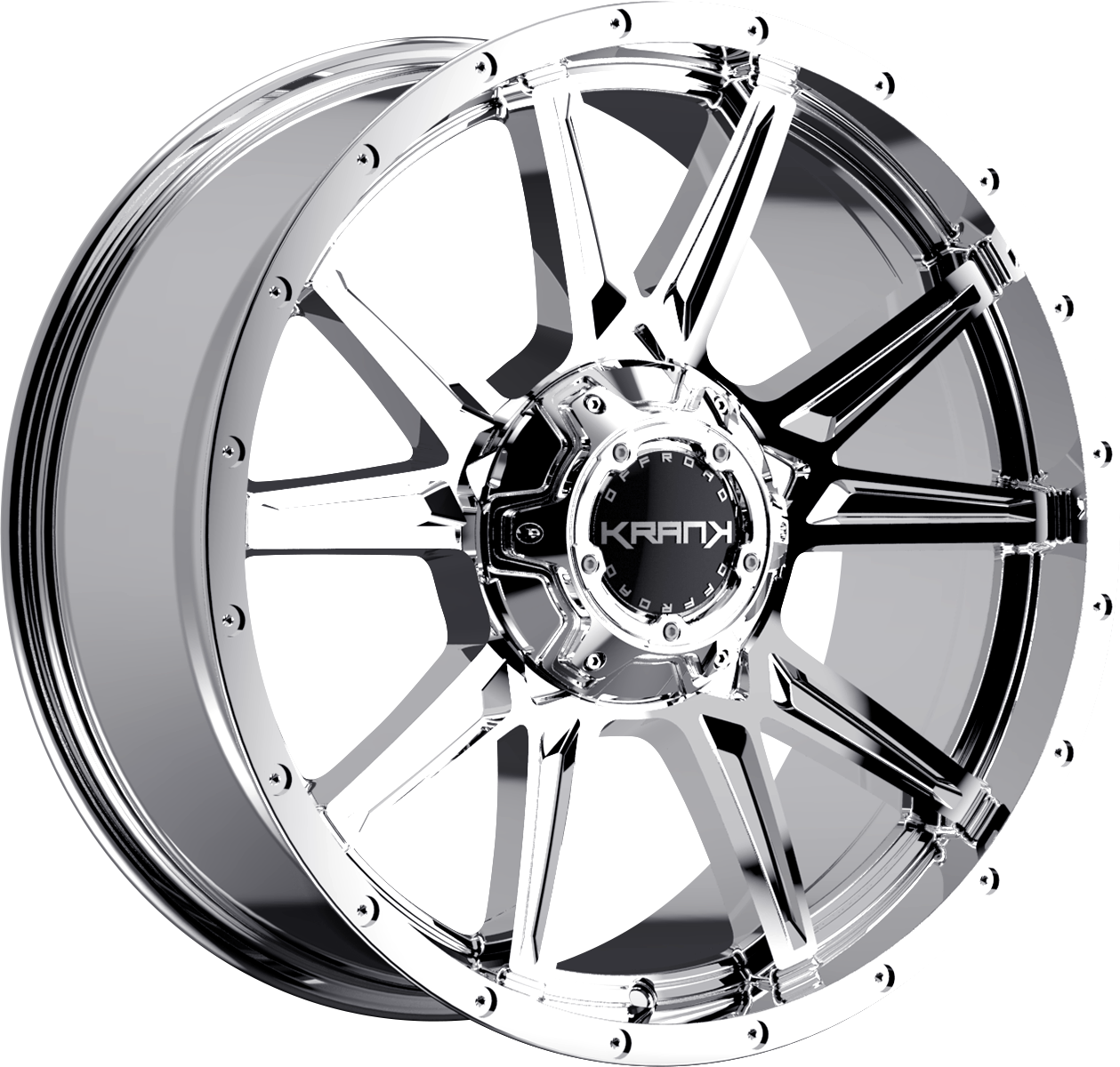 Krank Cylinder Chrome 20x9 +18 8x170mm 125.1mm - Wheelwiz