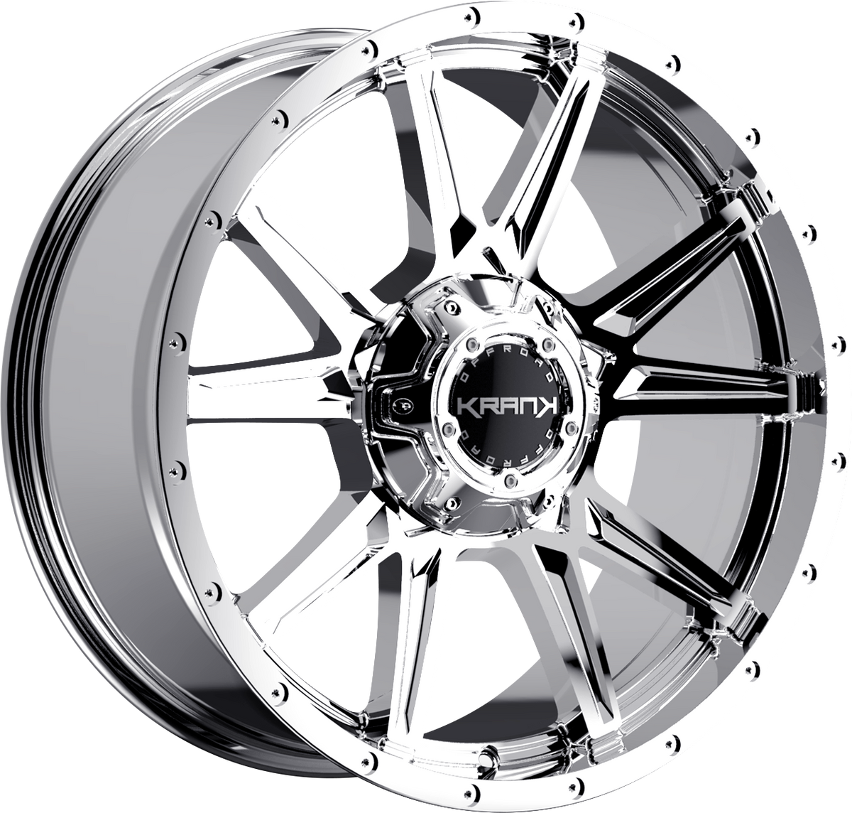 Krank Cylinder Chrome 20x9 +18 8x170mm 125.1mm - Wheelwiz