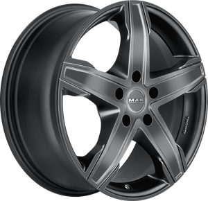 MAK King5 Matte Titanium 16x6.5 +51 5x120mm 65.1mm