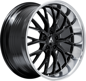 Armed Wheels Czar Black Face+ Black Machined Lip 18x9 +37 5x113mm 74.1mm - Wheelwiz