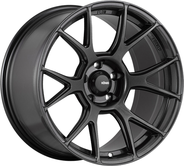 Konig Ampliform Dark Metallic W/ Graphite 18x8.5 +43 5x108mm 73.1