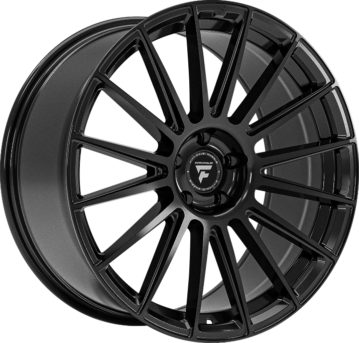 Fittipaldi FS363B Gloss Black 20x9.5 +30 5x112mm 66.6mm - Wheelwiz