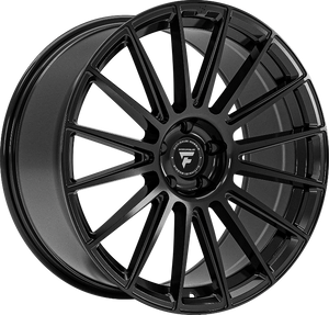 Fittipaldi FS363B Gloss Black 22x9.5 +45 5x112mm 66.6mm - Wheelwiz