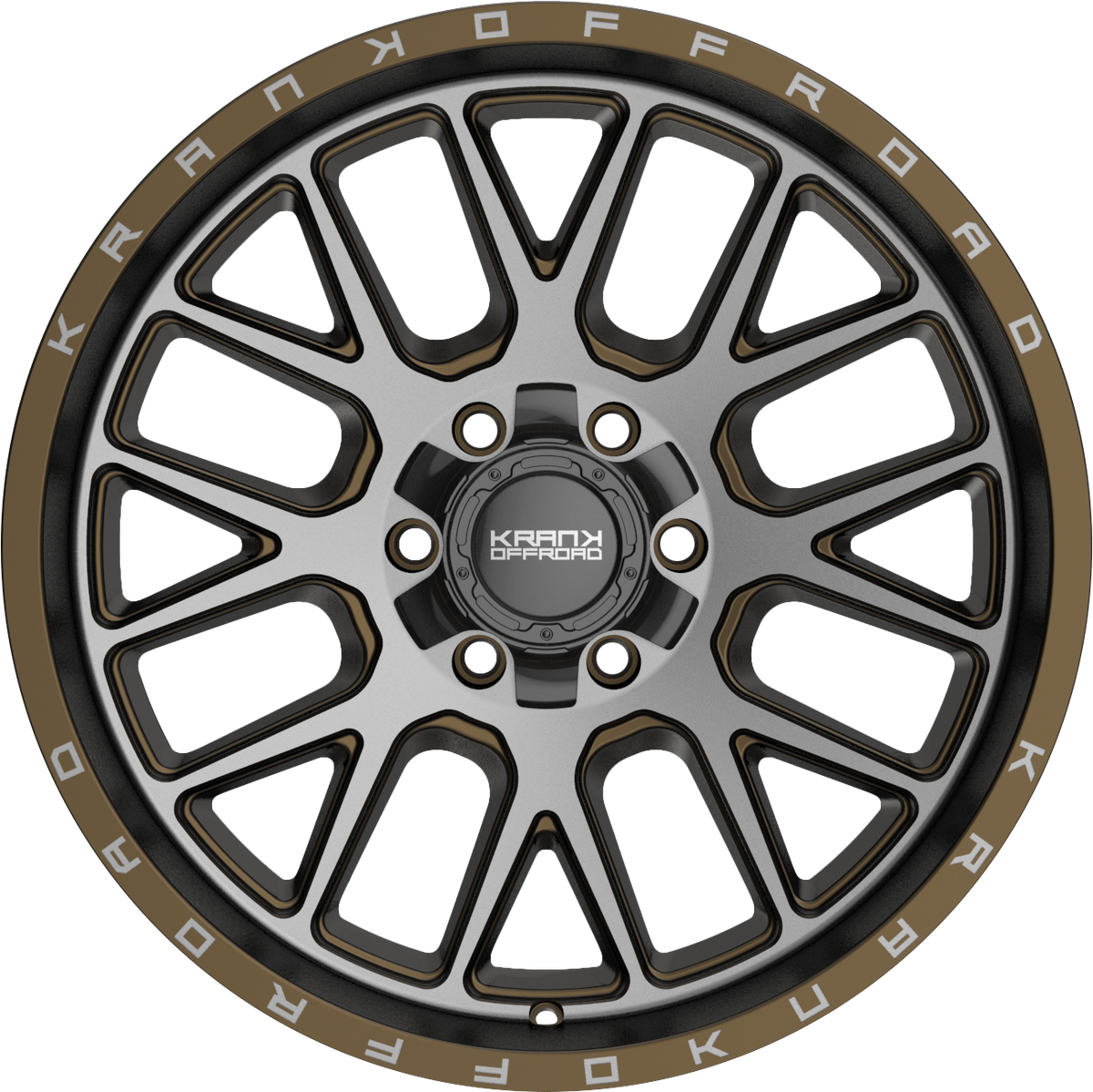 Krank Fuse Bronze Dark Tint 20x10 -18 6x135|6x139.7mm 108mm - Wheelwiz