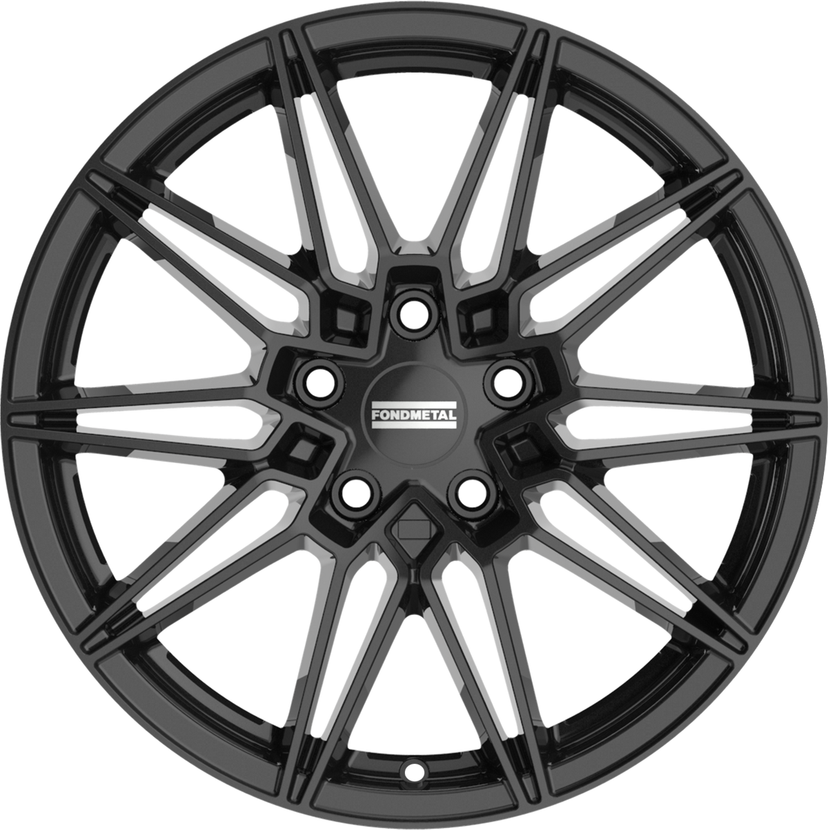 Fondmetal Thoe Gloss Black 20x9 +41 5x112mm 66.5mm - Wheelwiz