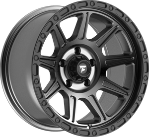 Fittipaldi FT104 Satin Anthracite w/ Satin Black Lip 17x9 -6 6x135mm 87.1mm - Wheelwiz