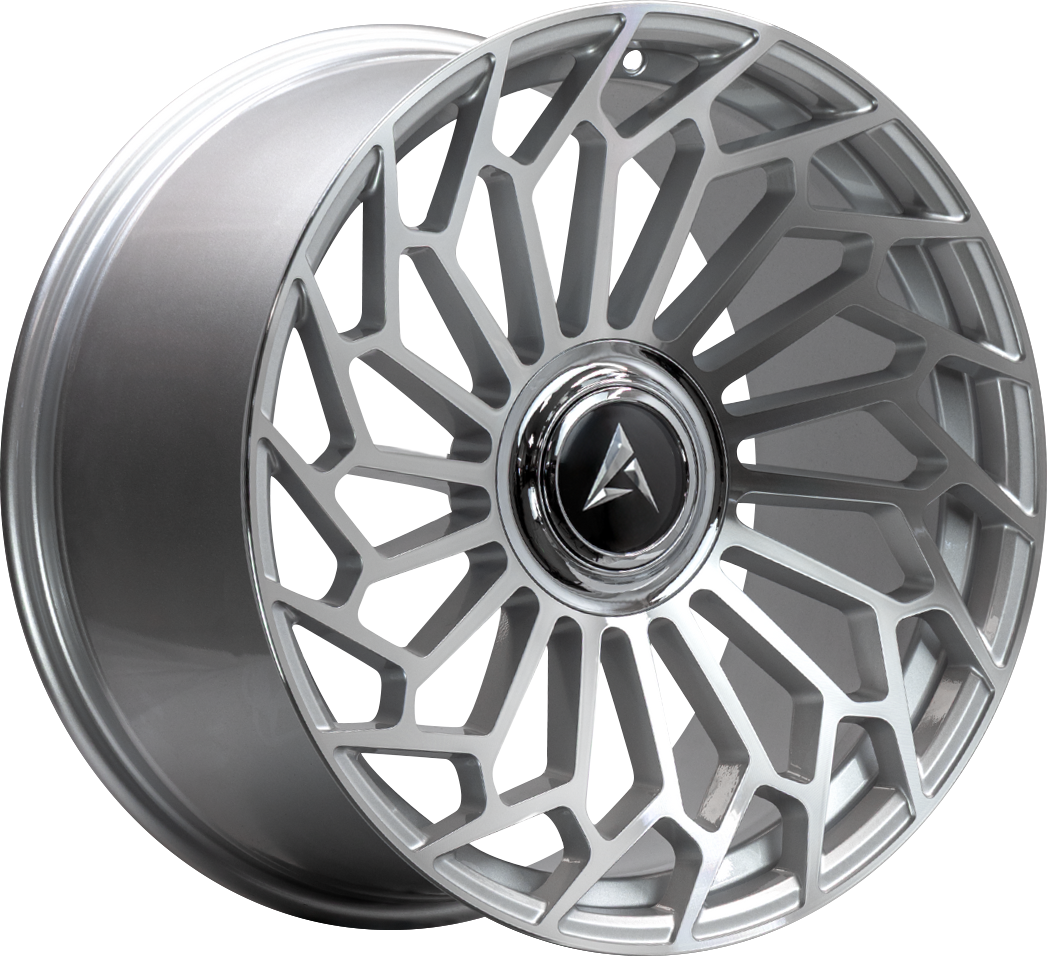 Armed Wheels Cartel Silver Machined 20x10.5 +40 5x127mm 74.1mm