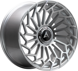 Armed Wheels Cartel Silver Machined 24x9 +25 6x135mm 108.1mm