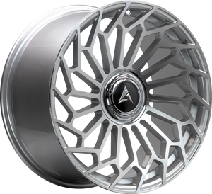 Armed Wheels Cartel Silver Machined 22x9 +25 Custom 87.1mm