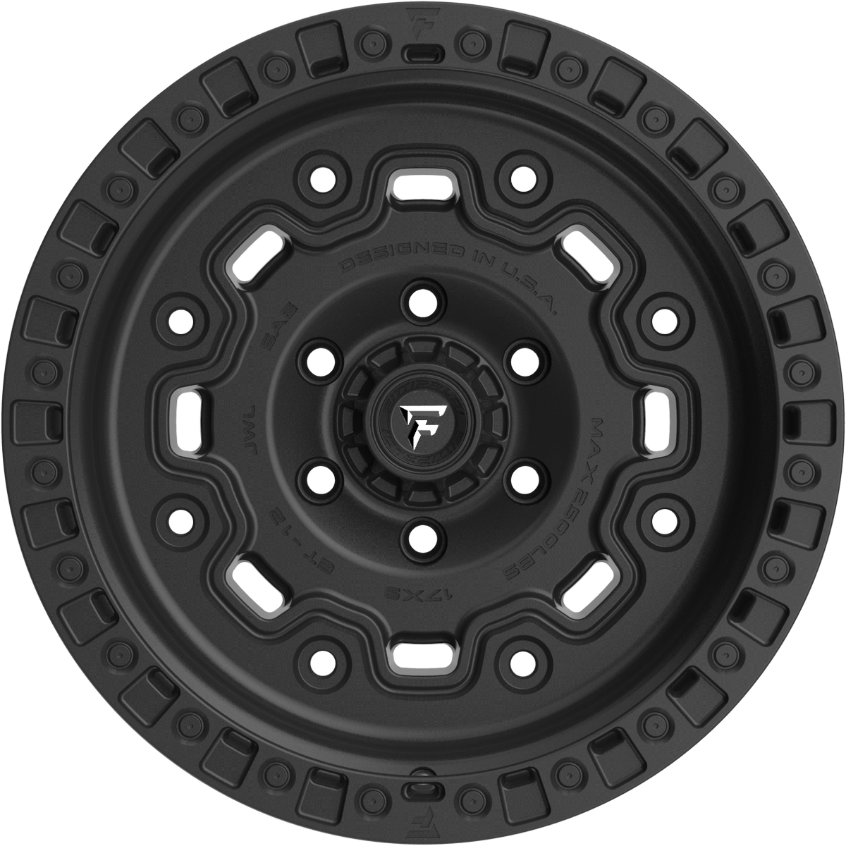 Fittipaldi FT100SB Satin Black 20x9 0 6x139.7mm 106.2mm