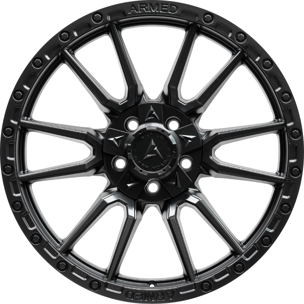 Armed Wheels Spear Full Satin Black 20x9 0 6x135mm 108.1mm - Wheelwiz