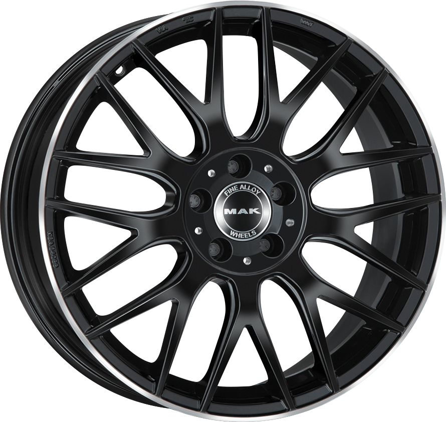 MAK ARROW-D Gloss Black 20x9.5 +50 5x112mm 66.6mm - Wheelwiz