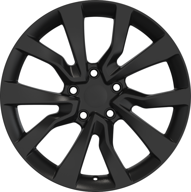 YKW Replica JA5 Gloss Black 18x8 +35 5x114.3mm 67.1mm - Wheelwiz