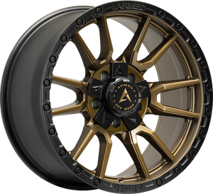 Armed Wheels Spear Satin Black + Satin Bronze Center 17x9 0 5x127mm 78.1mm - Wheelwiz