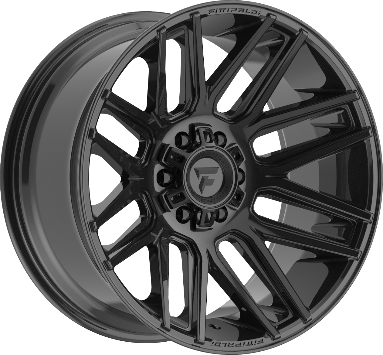 Fittipaldi FA14B Gloss Black 22x10 -19 6x135|6x139.7mm 106.2mm