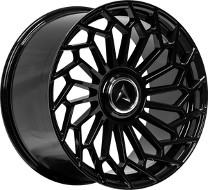 Armed Wheels Cartel Gloss Black 22x9 +25 Custom 87.1mm
