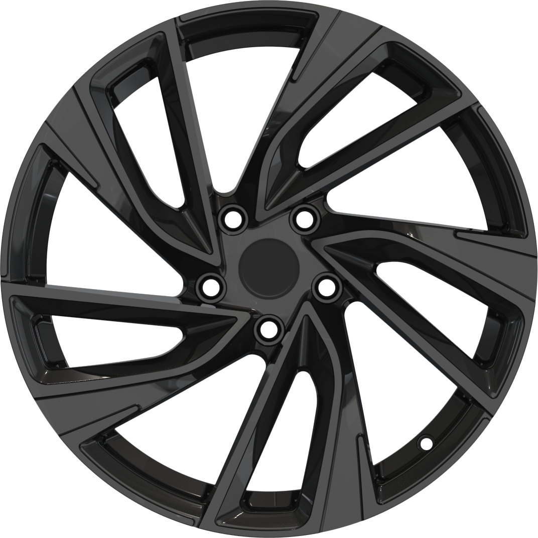 YKW Replica VR1 Gloss Black 18x7.5 +42 5x112mm 57.1mm
