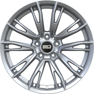 Euro Design Venice Hyper Silver 19x8.5 +20 5x120mm 74.1mm - WheelWiz