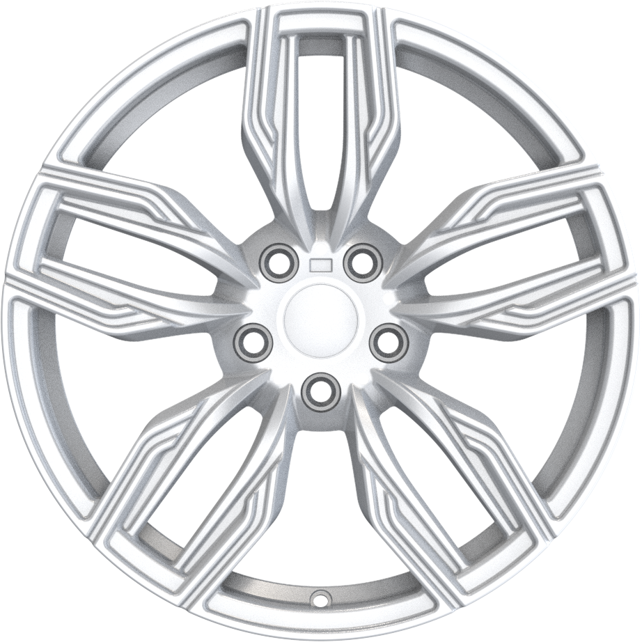 YKW Replica MF29 Silver 18x8 +35 5x120mm 60.1mm - Wheelwiz