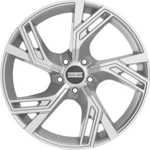 Fondmetal Atena Gloss Silver 19x8.5 +28 5x112mm 66.5mm - Wheelwiz
