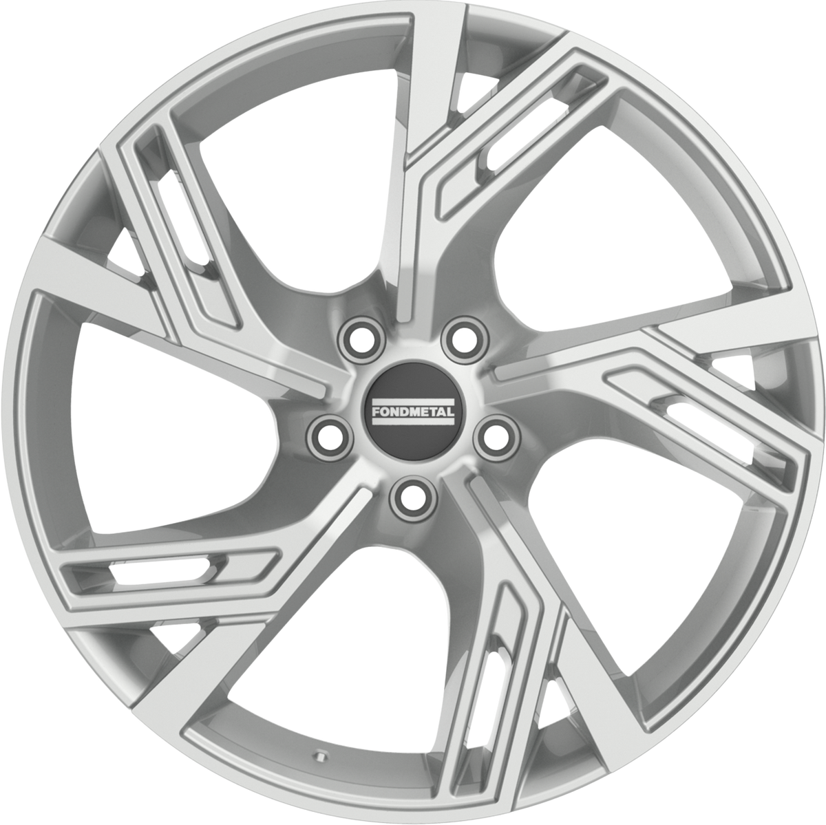 Fondmetal Atena Gloss Silver 20x8.5 +39 5x112mm 66.5mm - Wheelwiz