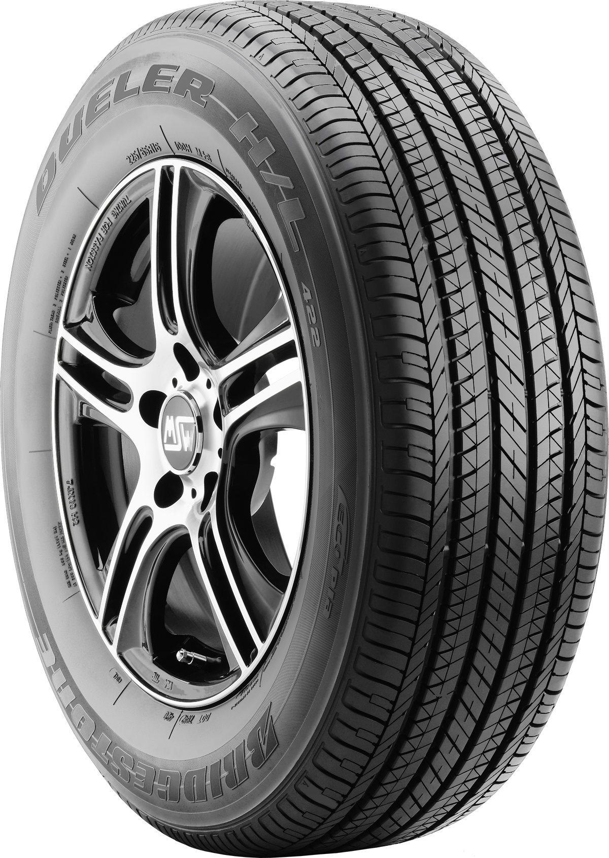 Bridgestone Dueler H/L 422 Ecopia 245/55R19 - Wheelwiz