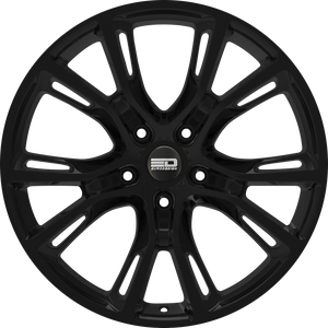 Euro Design SRT Gloss Black 18x8 +42 5x108mm 63.4mm - WheelWiz