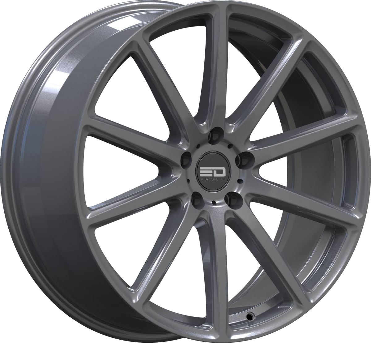 Euro Design Legend Gloss Gunmetal 17x7.5 +42 5x112mm 57.1mm