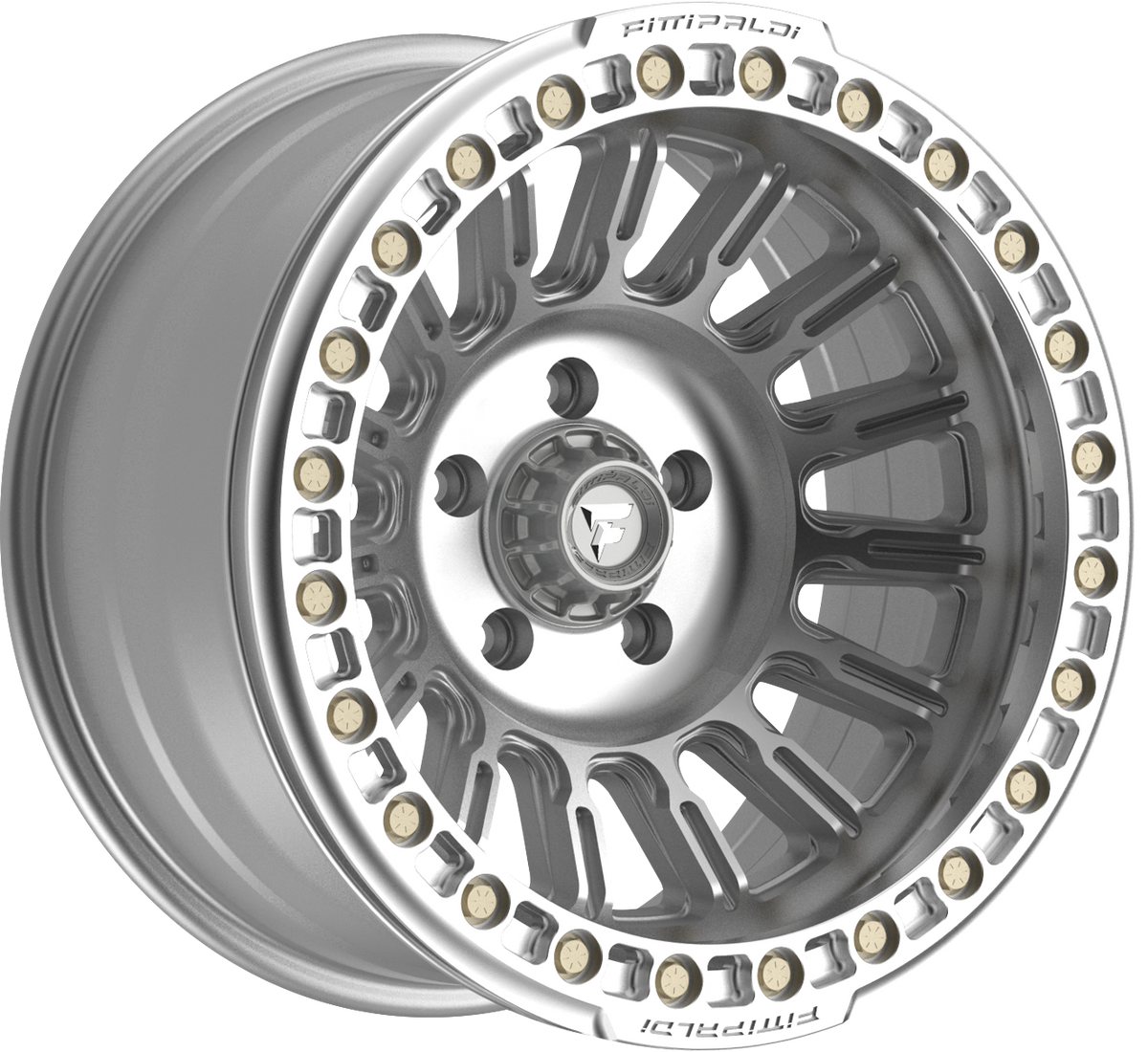 Fittipaldi FB152M Machined Silver 17x9 -38 6x139.7mm 106.2mm - Wheelwiz