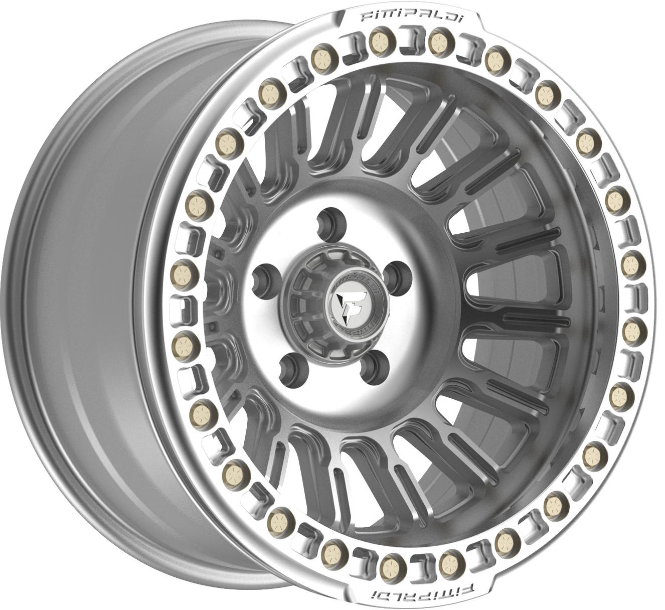 Fittipaldi FB152M Machined Silver 17x9 -38 6x139.7mm 106.2mm - Wheelwiz