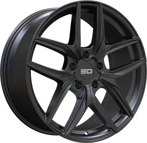 Euro Design Forza Matte Black 20x9 +35 5x120mm 72.6mm - Wheelwiz