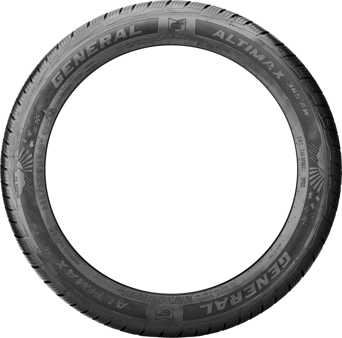 General AltiMAX 365 AW 215/60R16 - Wheelwiz