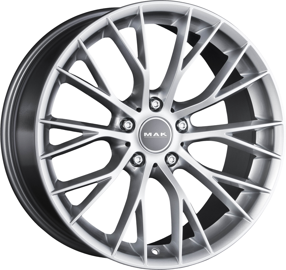 MAK MUNCHEN Silver 20x9.5 +35 5x120mm 72.6mm - Wheelwiz