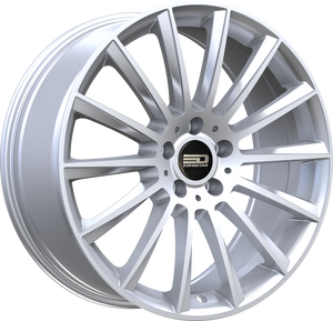 Euro Design Sacco - EFS Silver 18x7.5 +35 5x100|5x105|5x110|5x112|5x115|5x118|5x108|5x114.3|5x98mm 72.6mm - WheelWiz