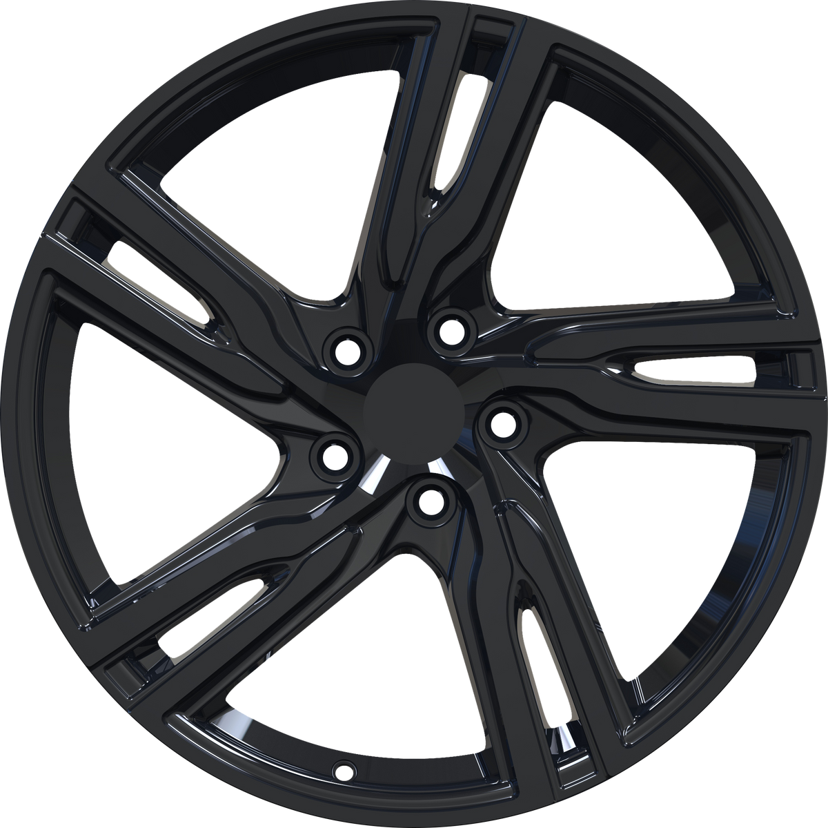 YKW Replica MF16 Gloss Black 18x8 +42 5x108mm 63.4mm - Wheelwiz