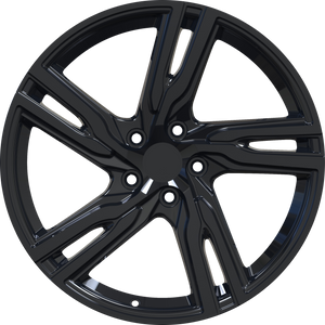 YKW Replica MF16 Gloss Black 18x8 +42 5x108mm 63.4mm - Wheelwiz