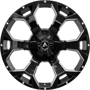 Armed Wheels Bomber Gloss Black Milled 20x10 0 Custom 87.1mm - Wheelwiz