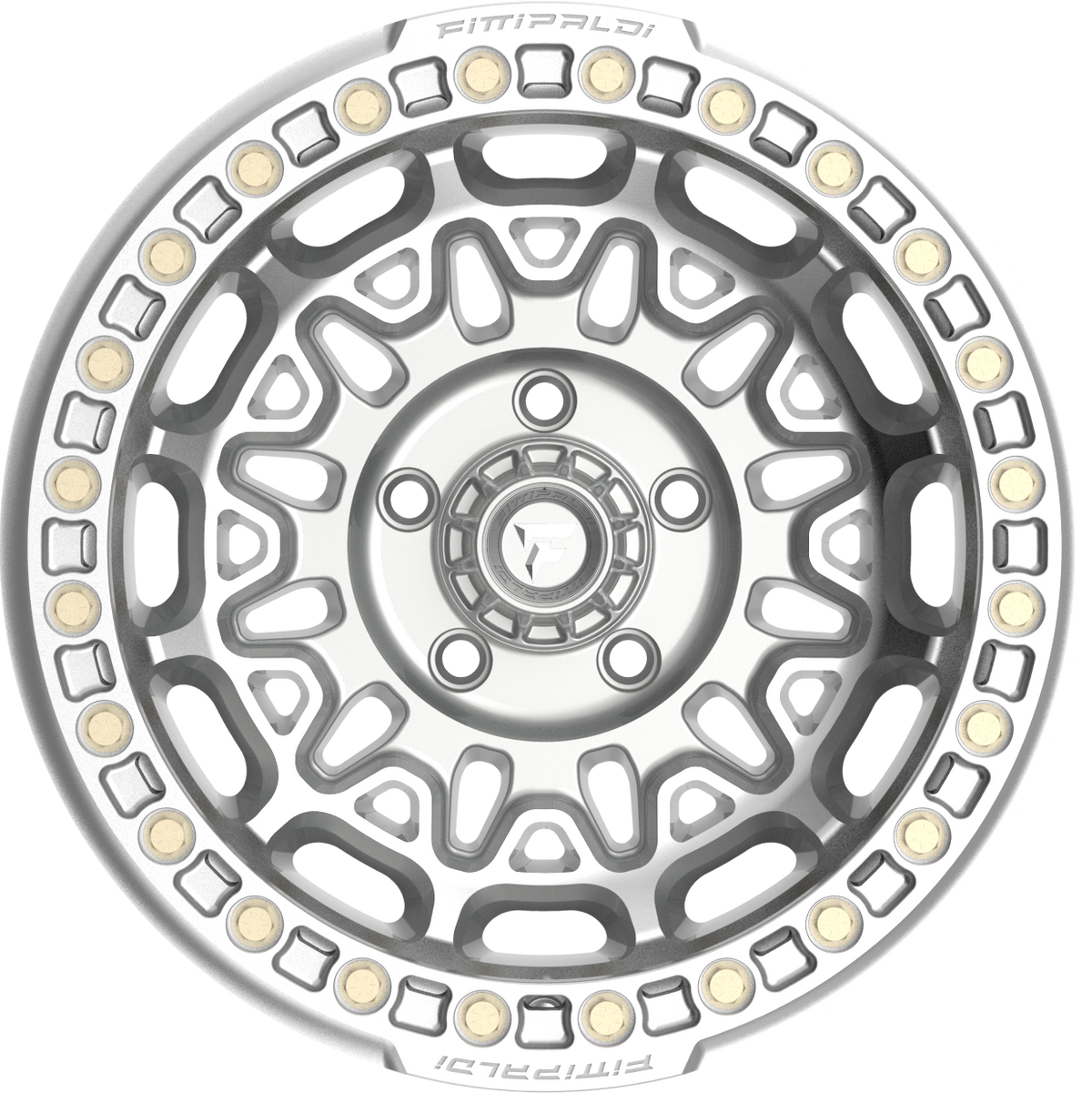 Fittipaldi FB150M Machined Silver 17x9 -15 6x139.7mm 106.2mm