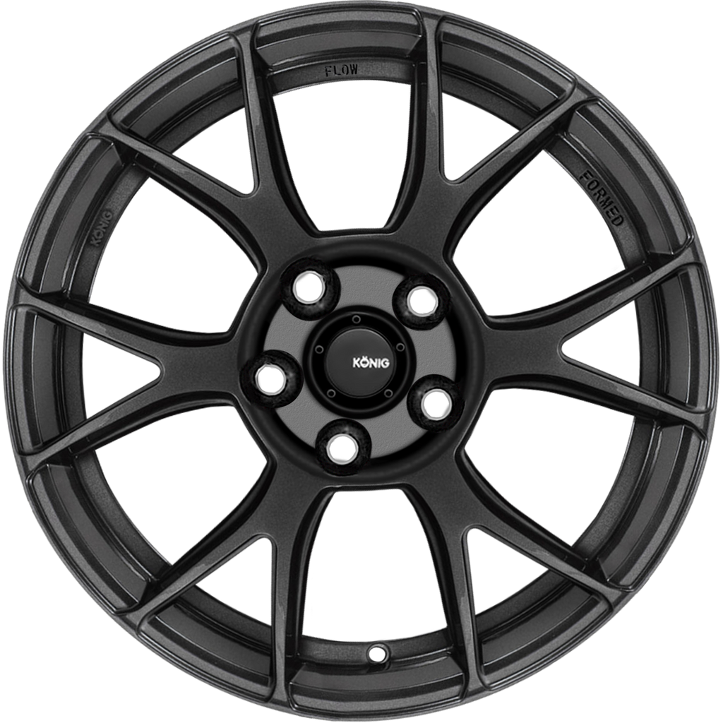 Konyagoromö Konig Ampliform Dark Metallic W/ Graphite 18x8.5 +43 5x108mm 73.1