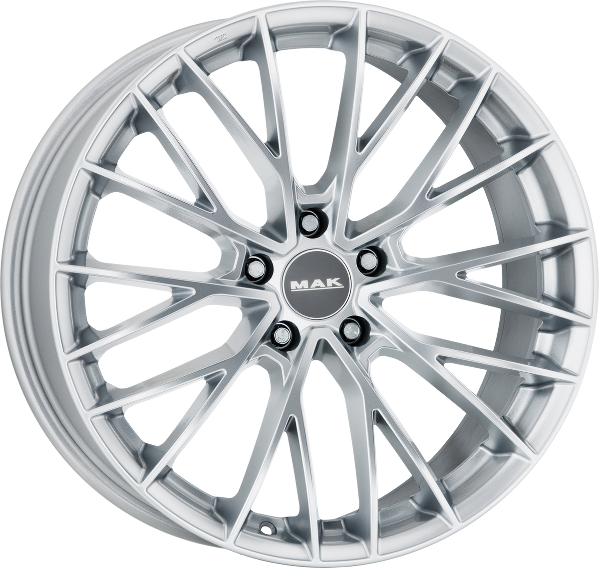MAK SPECIALE-D Silver 20x9.5 +45 5x112mm 66.6mm - Wheelwiz