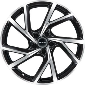 MAK Kassel Black Mirror 19x8 +40 5x110mm 65.1mm - Wheelwiz