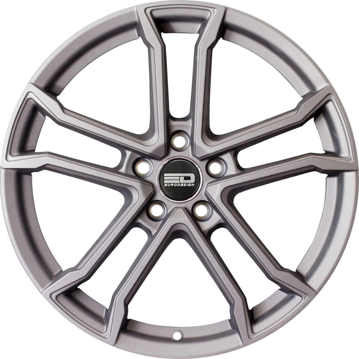 Euro Design Monaco Matte Gunmetal 17x7.5 +42 5x100mm 56.1mm - Wheelwiz
