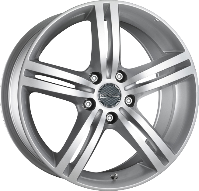 MAK VELOCE T Silver 16x6.5 +35 5x100mm 72mm - Wheelwiz