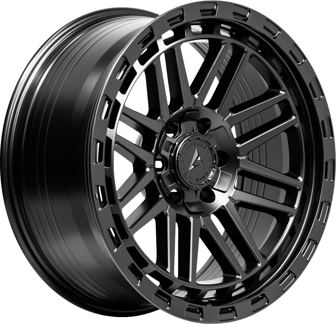 Armed Wheels Tank Full Matte Black 17x9 0 6x135mm 108.1mm - Wheelwiz