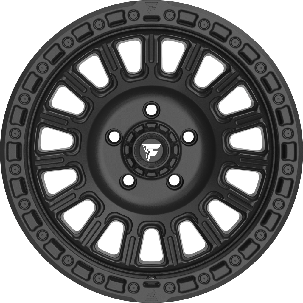 Fittipaldi FT106 Satin Black 20x9 +18 8x180mm 124.3mm - Wheelwiz