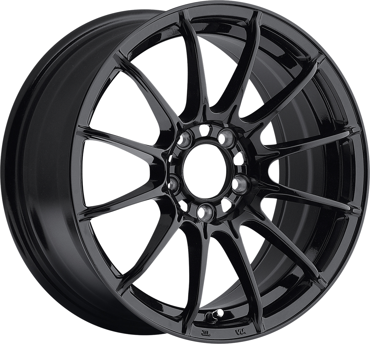 Konig Dial In Gloss Black 15x7 +35 4x100mm 73.1mm - WheelWiz