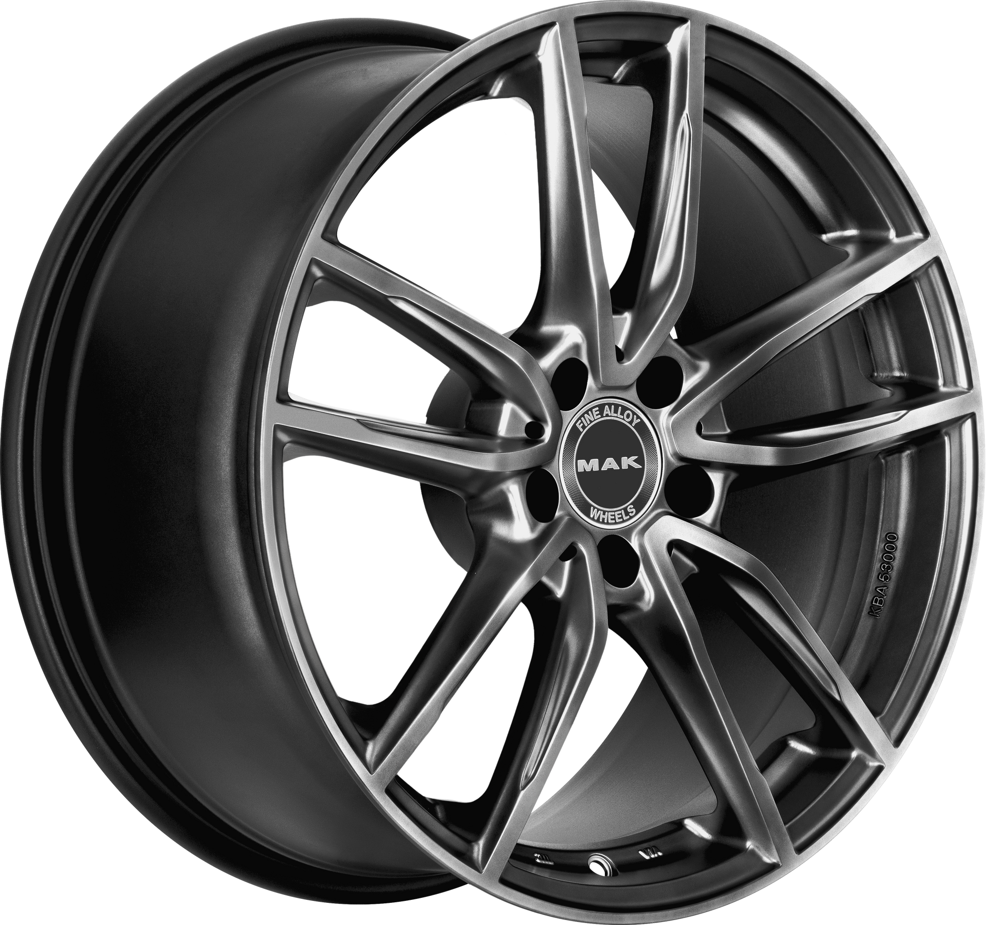 MAK Evo-D Matte Titanium 20x9.5 +40 5x112mm 66.6mm