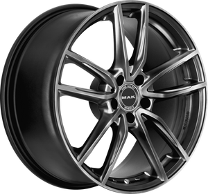 MAK Evo-D Matte Titanium 20x9.5 +40 5x112mm 66.6mm