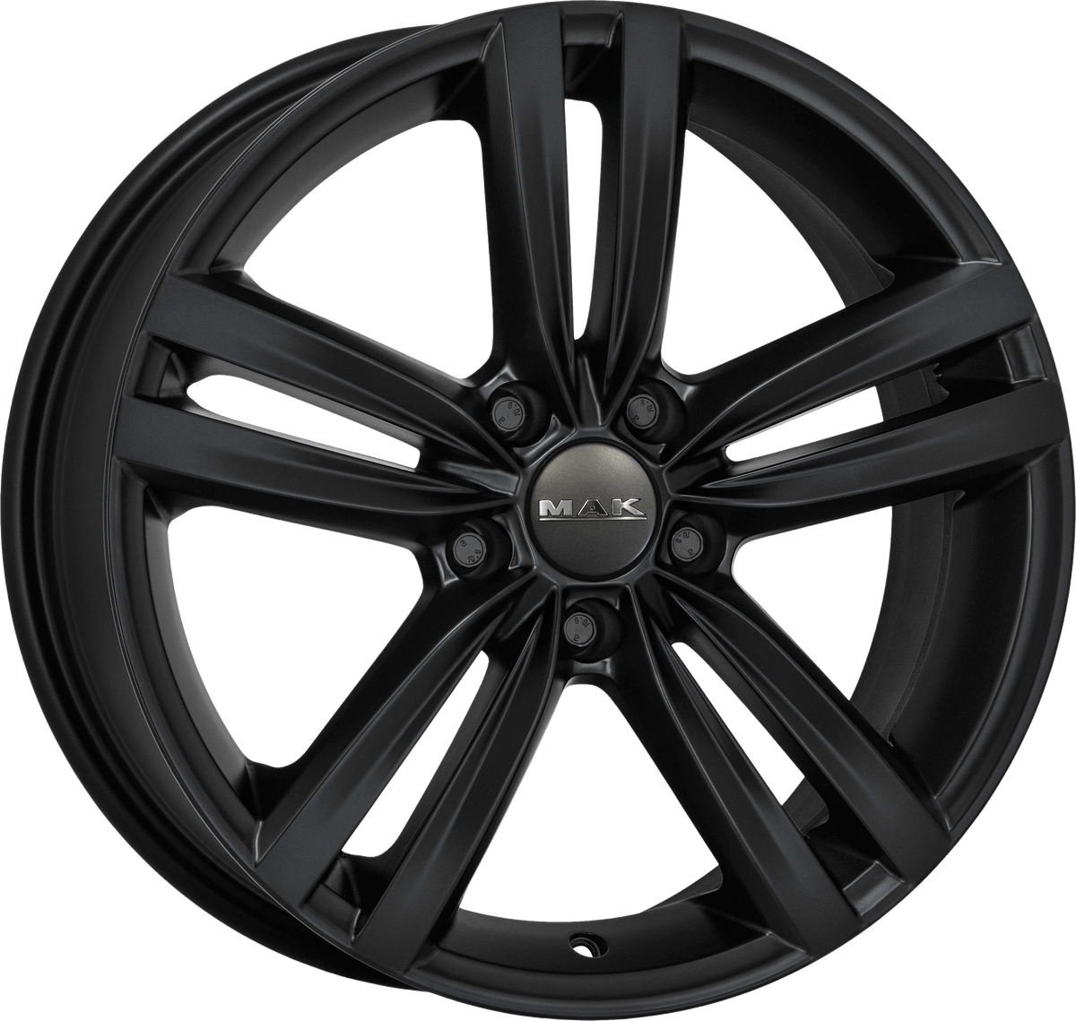 MAK SACHSEN W Matte Black 15x6 +38 5x100mm 57.1mm - Wheelwiz