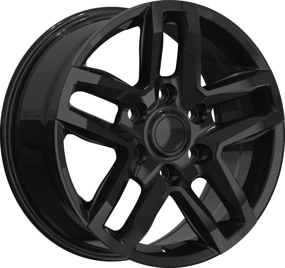 YKW Replica JA1 Gloss Black 18x8 +35 6x120mm 67.1mm - Wheelwiz